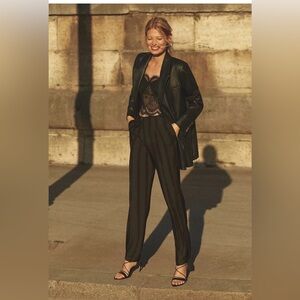 Anthropologie Tiny Pleated Fairfax Pants Size8 $170 NWT